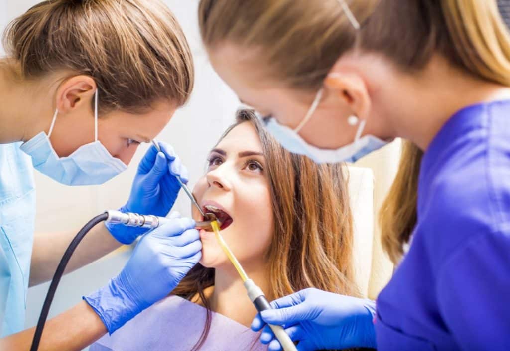 Tooth filling procedure