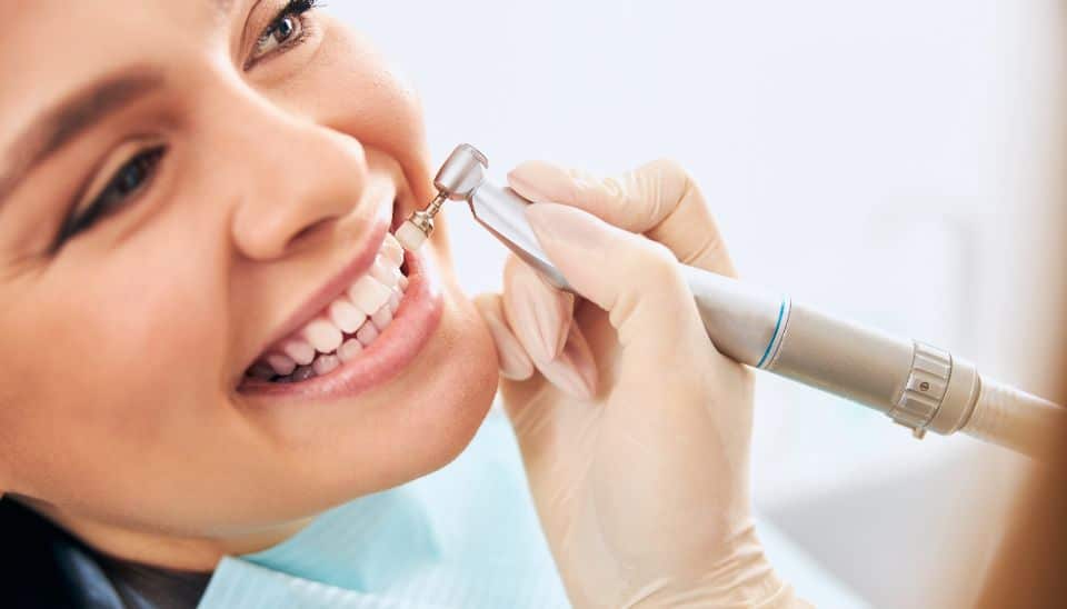 Professional teeth cleaning