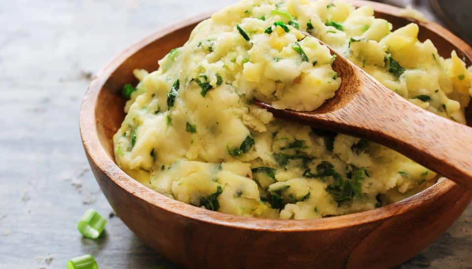 Comfort foods in the winter like mashed potatoes