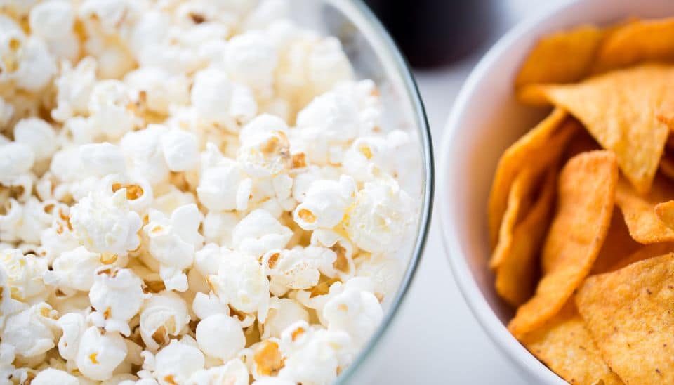 Popcorn and Crisps